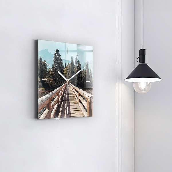 Orologio quadrato Montagne nello Yellowstone