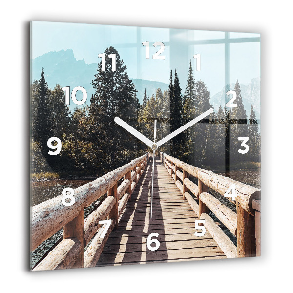 Orologio quadrato Montagne nello Yellowstone