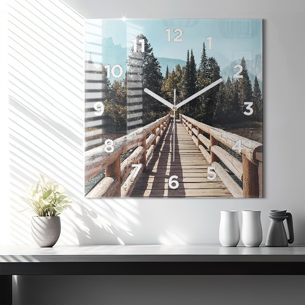 Orologio quadrato Montagne nello Yellowstone