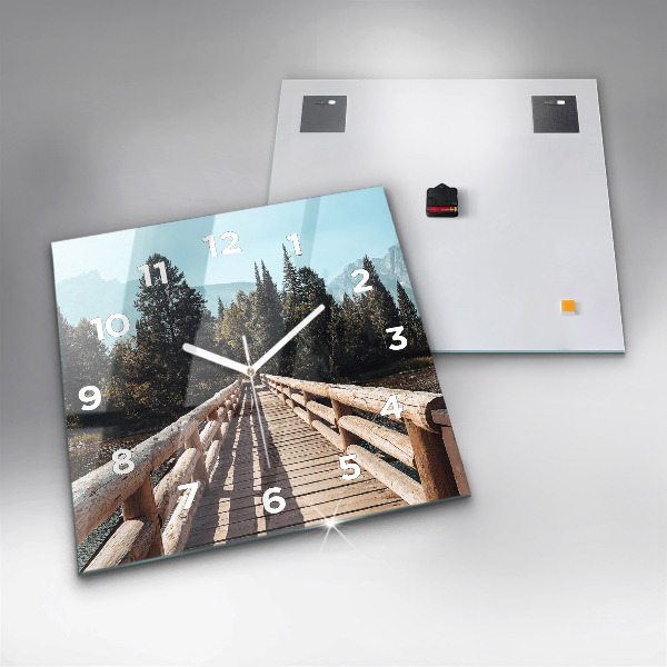 Orologio quadrato Montagne nello Yellowstone