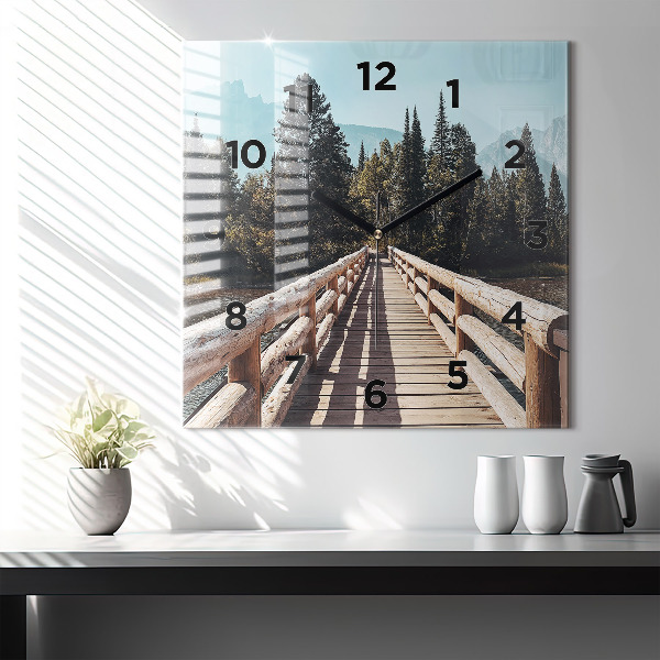 Orologio quadrato Montagne nello Yellowstone