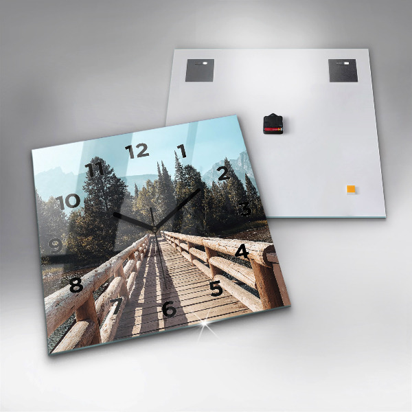 Orologio quadrato Montagne nello Yellowstone