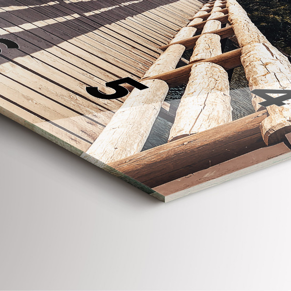 Orologio quadrato Montagne nello Yellowstone