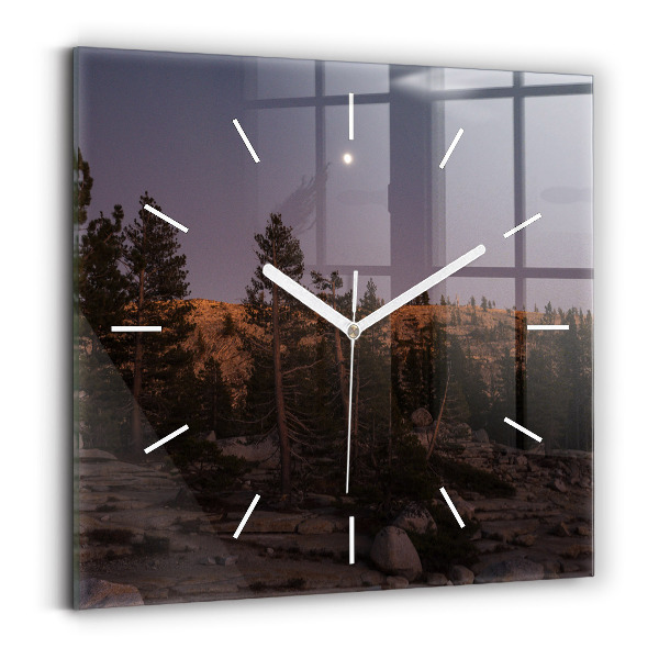 Orologio quadrato Strada rocciosa dello Yosemite