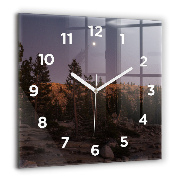 Orologio quadrato Strada rocciosa dello Yosemite