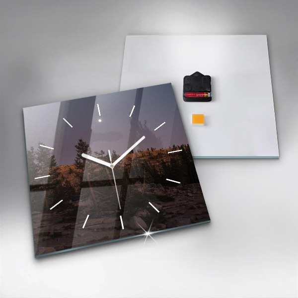 Orologio quadrato Strada rocciosa dello Yosemite