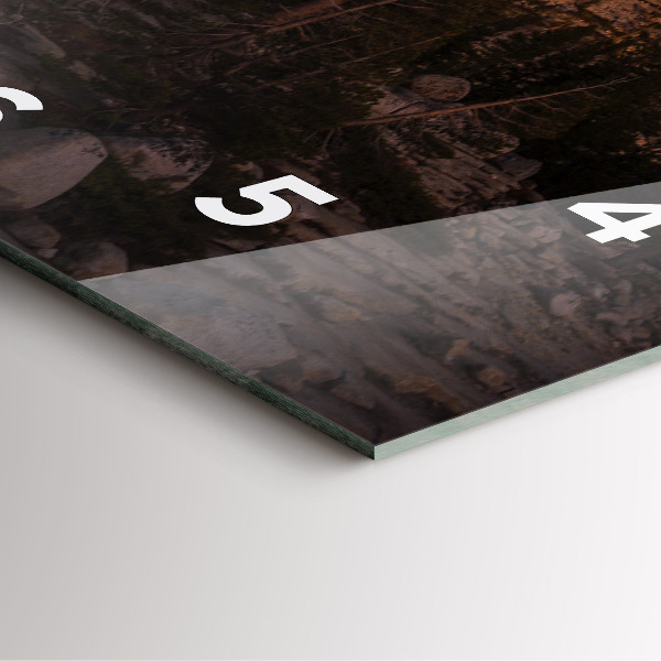 Orologio quadrato Strada rocciosa dello Yosemite