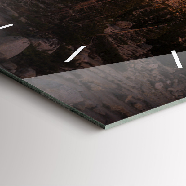 Orologio quadrato Strada rocciosa dello Yosemite