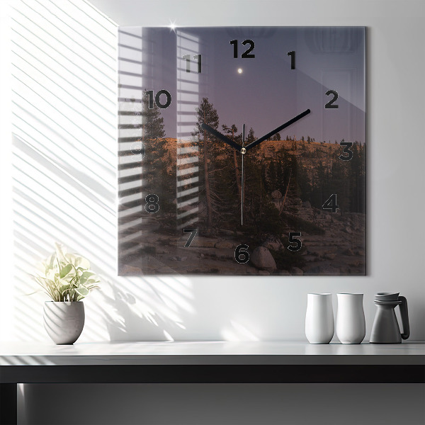 Orologio quadrato Strada rocciosa dello Yosemite