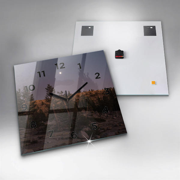 Orologio quadrato Strada rocciosa dello Yosemite