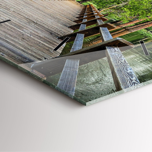 Orologio quadrato Ponte di legno di Yosemite