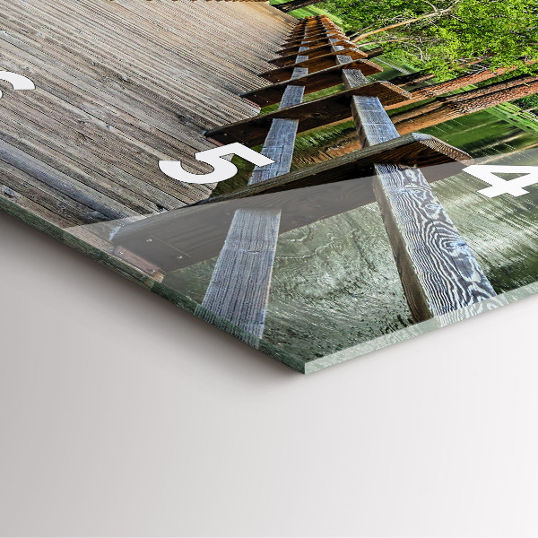 Orologio quadrato Ponte di legno di Yosemite