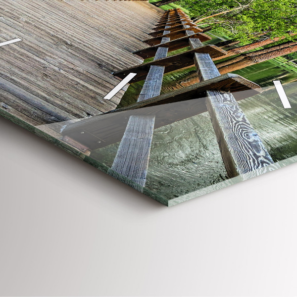 Orologio quadrato Ponte di legno di Yosemite