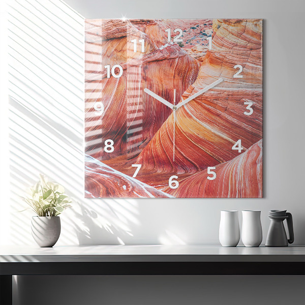 Orologio quadrato Il pittoresco Grand Canyon