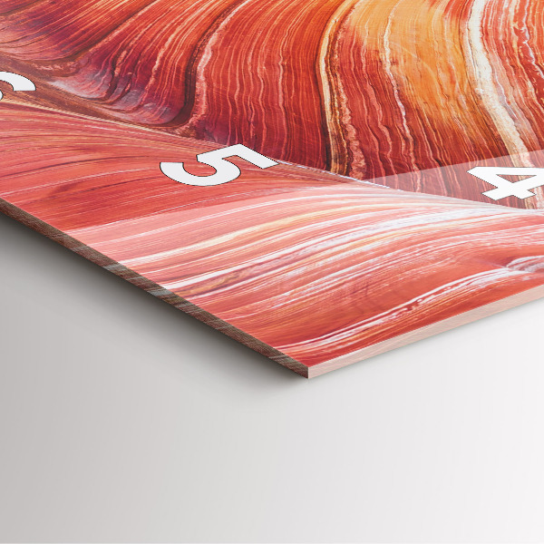 Orologio quadrato Il pittoresco Grand Canyon