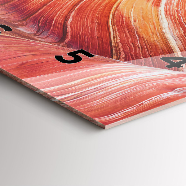 Orologio quadrato Il pittoresco Grand Canyon