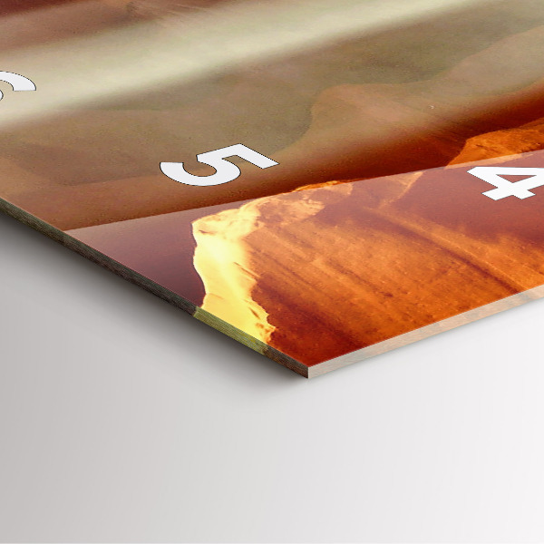 Orologio quadrato Canyon del deserto