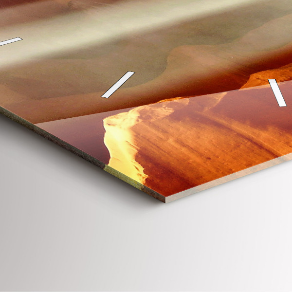 Orologio quadrato Canyon del deserto