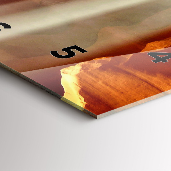 Orologio quadrato Canyon del deserto