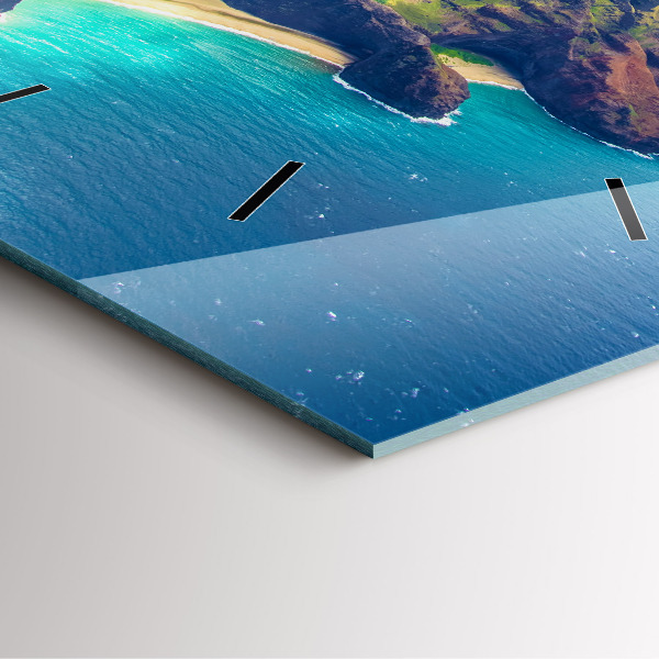 Orologio quadrato Il mare alle Hawaii