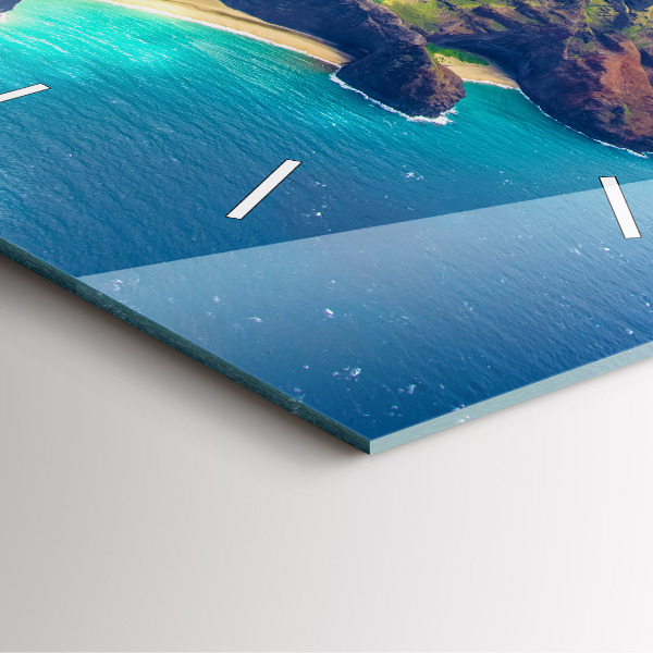 Orologio quadrato Il mare alle Hawaii