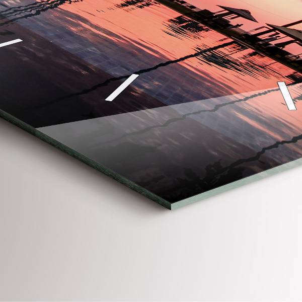 Orologio quadrato Palme alle Hawaii