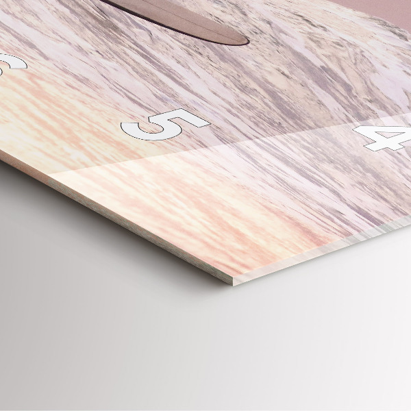 Orologio quadrato Surfista alle Hawaii