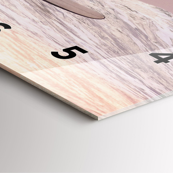 Orologio quadrato Surfista alle Hawaii