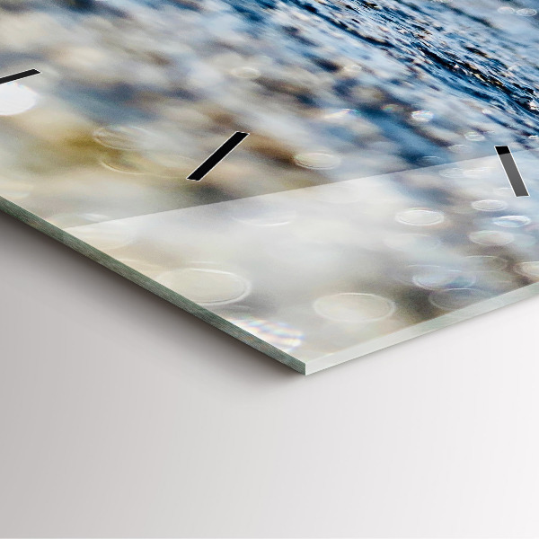 Orologio quadrato Fotografia d'acqua