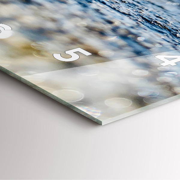 Orologio quadrato Fotografia d'acqua