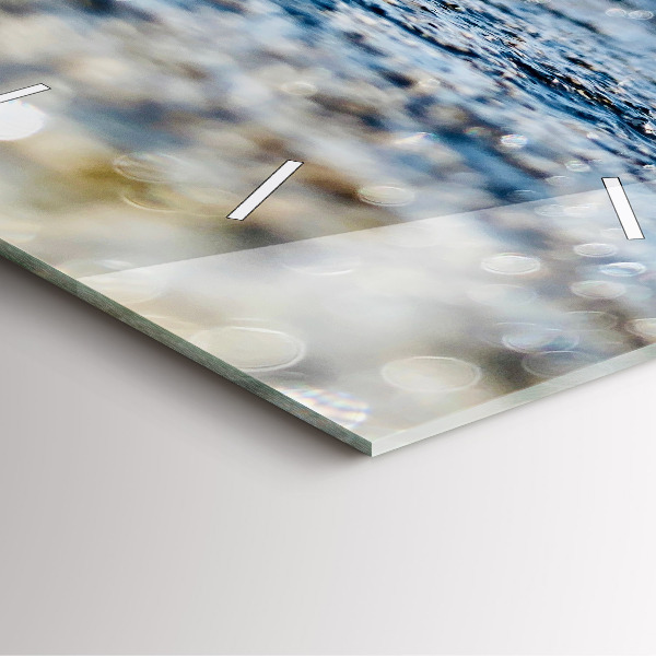 Orologio quadrato Fotografia d'acqua