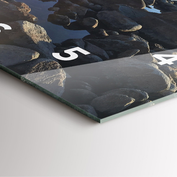 Orologio quadrato Vista mare