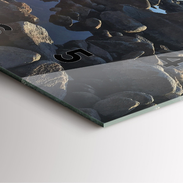 Orologio quadrato Vista mare