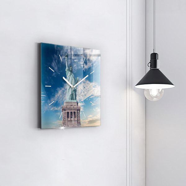 Orologio quadrato Statua della Libertà New York
