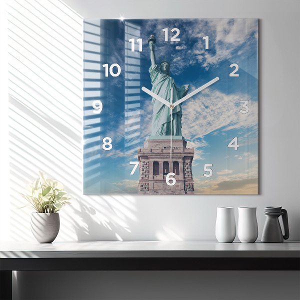 Orologio quadrato Statua della Libertà New York