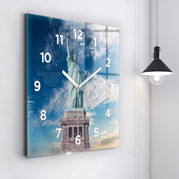 Orologio quadrato Statua della Libertà New York