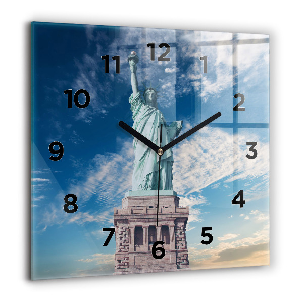 Orologio quadrato Statua della Libertà New York