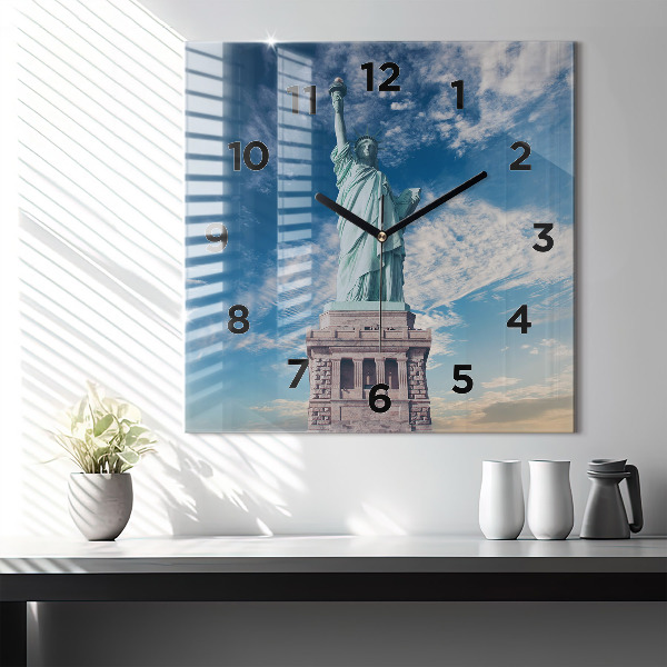 Orologio quadrato Statua della Libertà New York