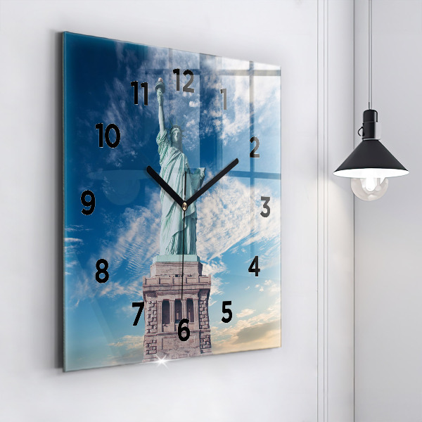 Orologio quadrato Statua della Libertà New York