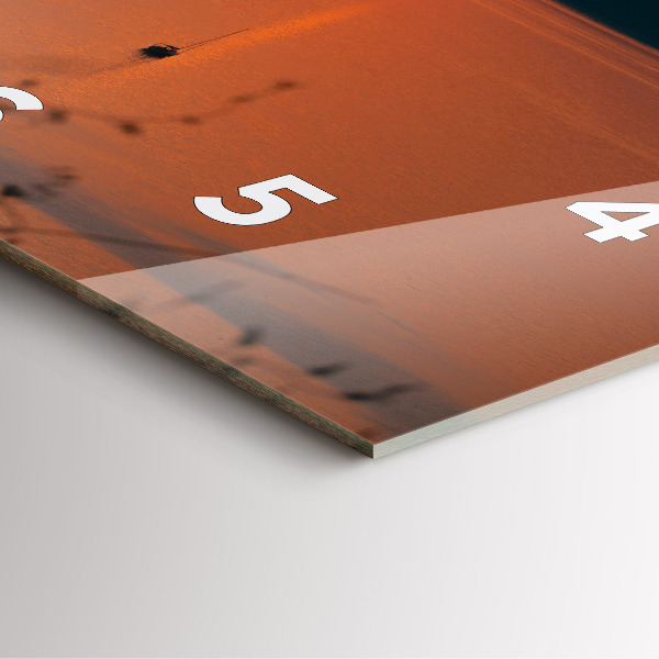 Orologio quadrato Lago Balaton di sera