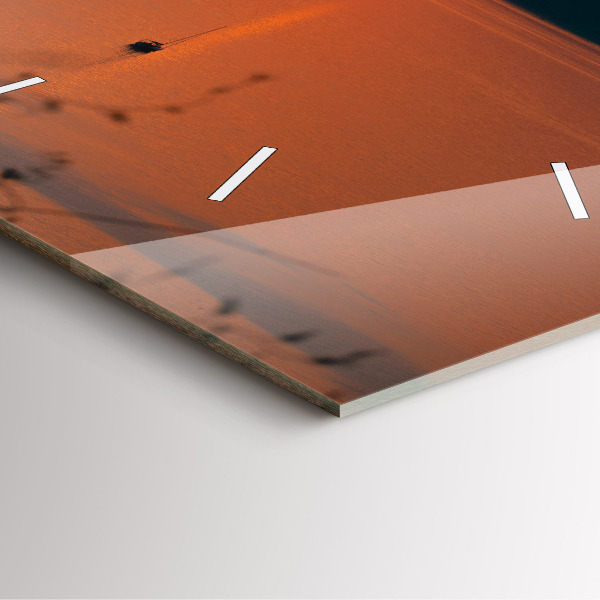 Orologio quadrato Lago Balaton di sera