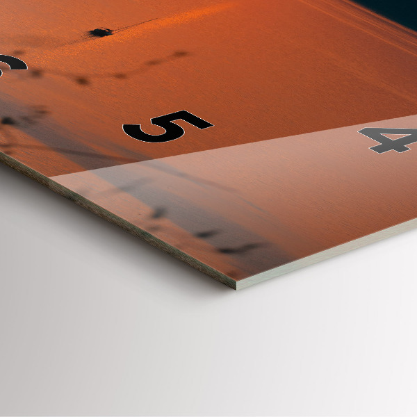 Orologio quadrato Lago Balaton di sera