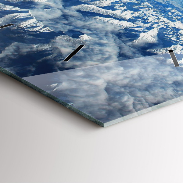 Orologio quadrato Paesaggio Montagne Pirenei