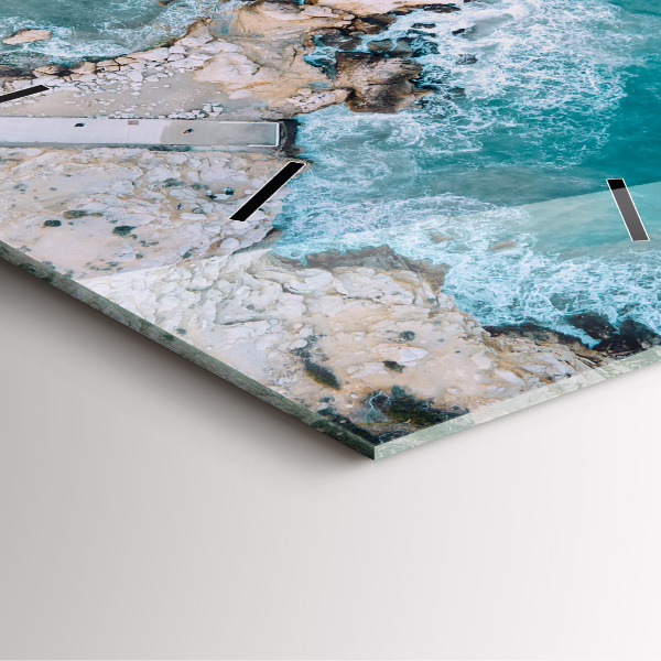 Orologio quadrato Fiordi in Costa Blanca