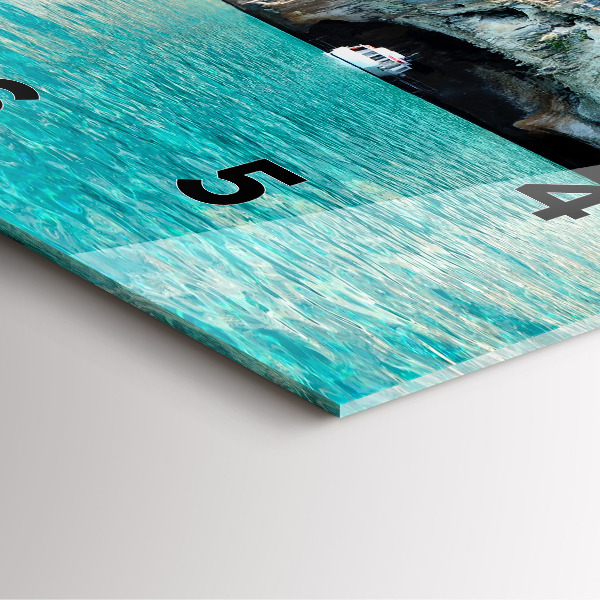 Orologio quadrato Grotta sottomarina