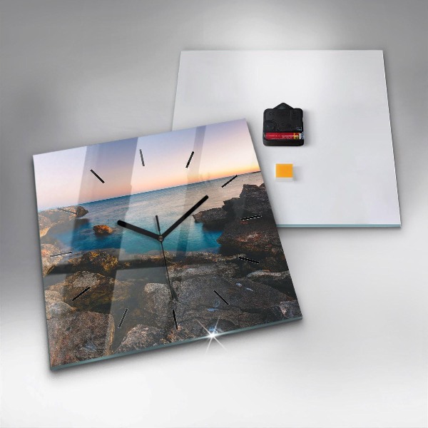 Orologio quadrato Paesaggio marino