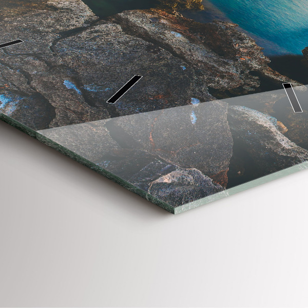 Orologio quadrato Paesaggio marino