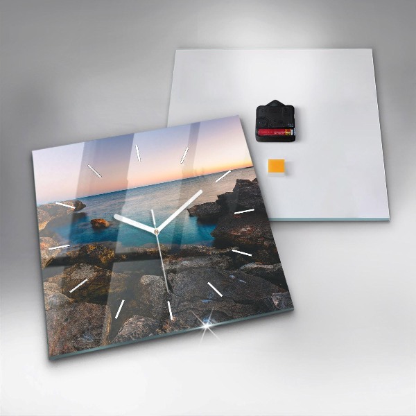 Orologio quadrato Paesaggio marino