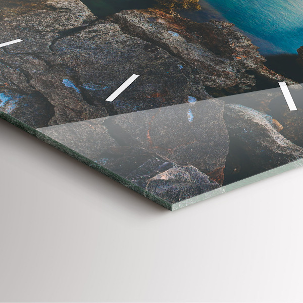 Orologio quadrato Paesaggio marino