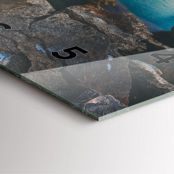 Orologio quadrato Paesaggio marino